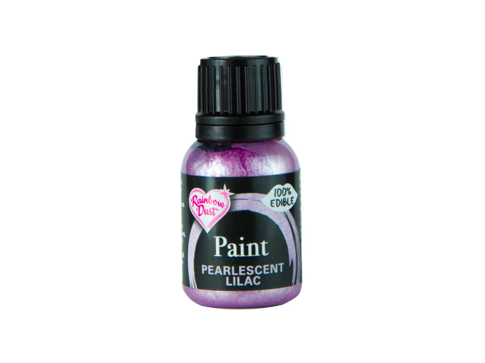 Farba spożywcza - Rainbow Dust - perłowy liliowy, 25 ml