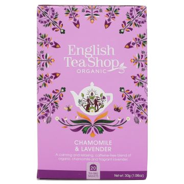 Herbata ziołowa Chamomile & Lavender - English Tea Shop - 20 szt.
