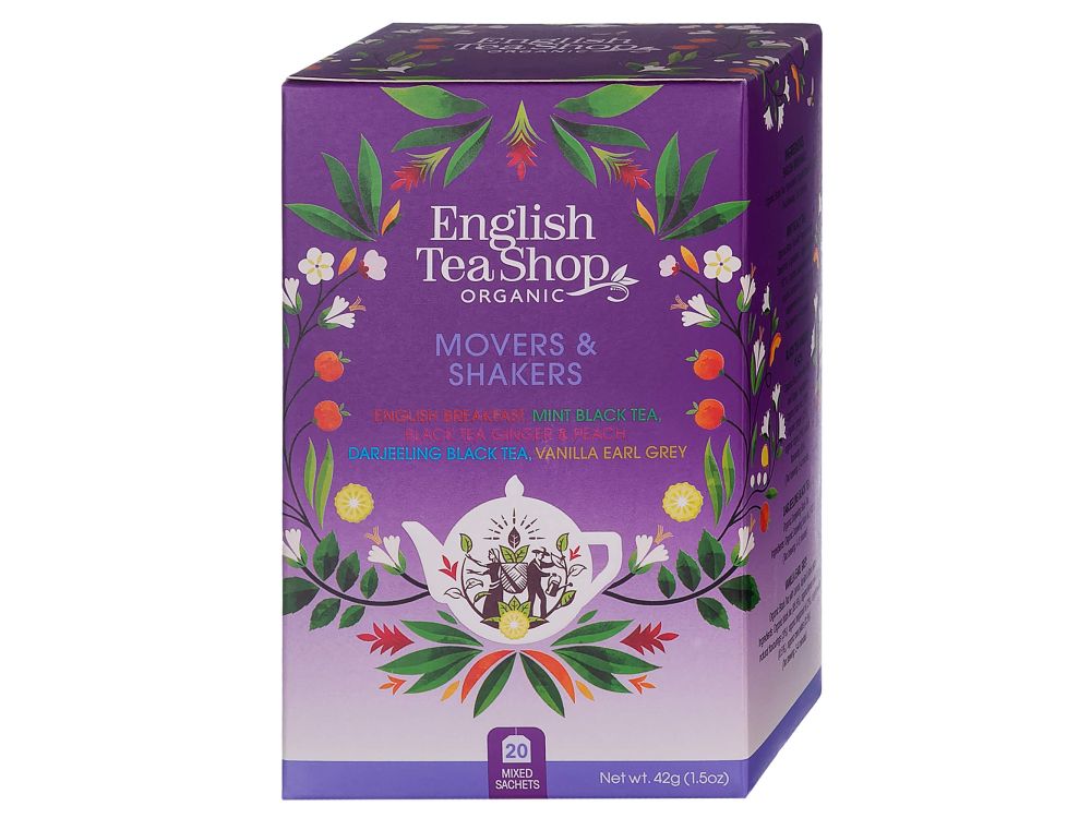 Zestaw herbat Movers & Shakers - English Tea Shop - 20 szt.