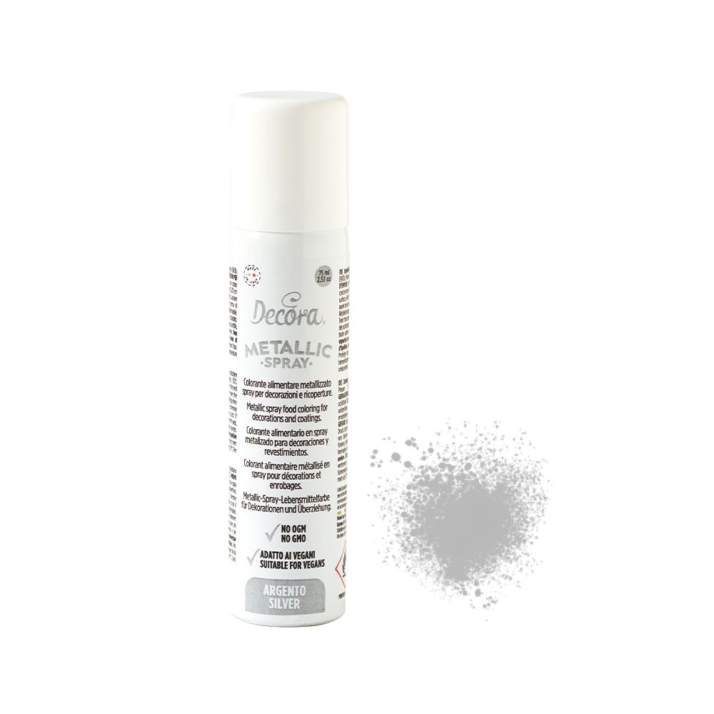 Spray dye - Decora - silver, 75 ml