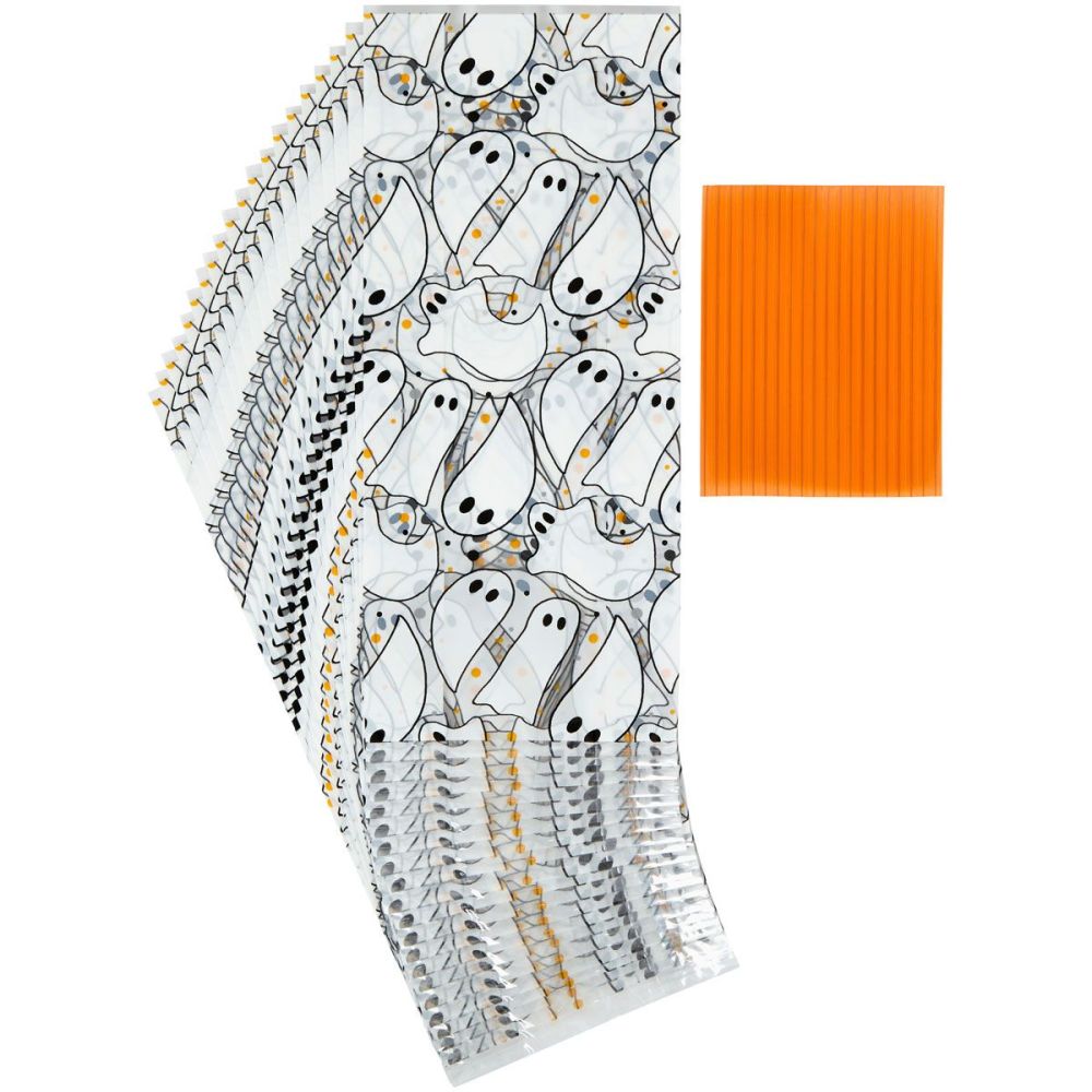 Decorative candy bags Ghosts - Wilton - 20 pcs.