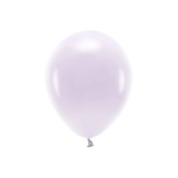 Eco latex balloons pastel - PartyDeco - light lilac, 30 cm, 10 pcs.
