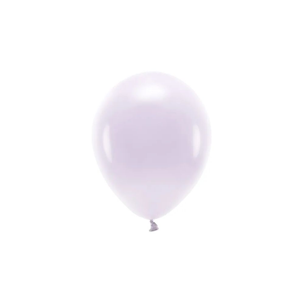 Balony lateksowe Eco pastelowe - PartyDeco - jasny liliowy, 30 cm, 10 szt.