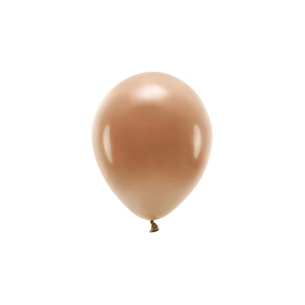 Balony lateksowe Eco pastelowe - PartyDeco - czekoladowy brąz, 30 cm, 10 szt.