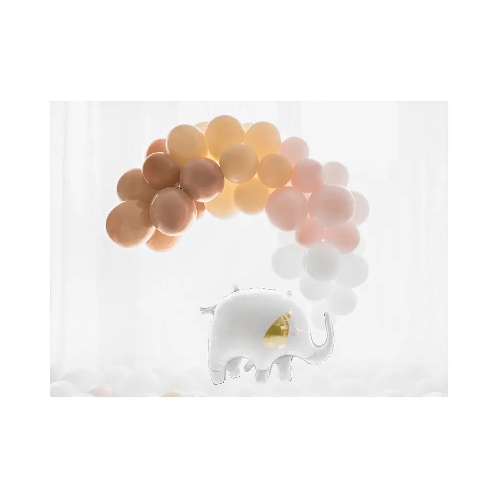 Eco latex balloons pastel - PartyDeco - chocolate brown, 30 cm, 10 pcs.