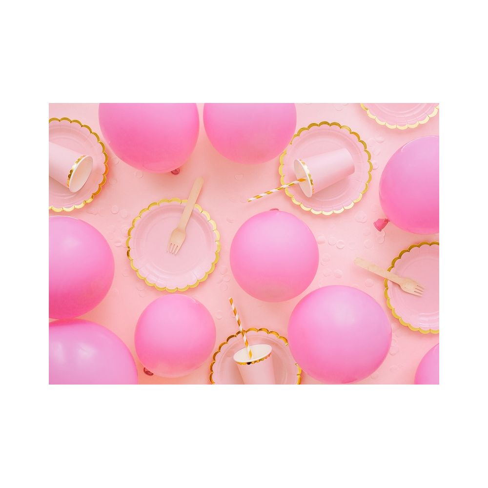 Balony lateksowe Eco pastelowe - PartyDeco - różowe, 30 cm, 10 szt.