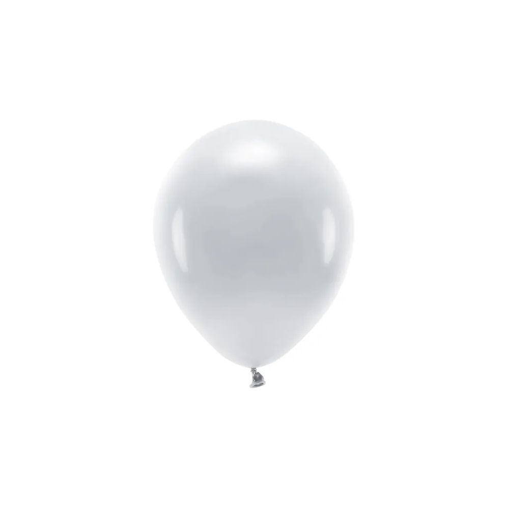 Eco latex balloons pastel - PartyDeco - grey, 30 cm, 10 pcs.