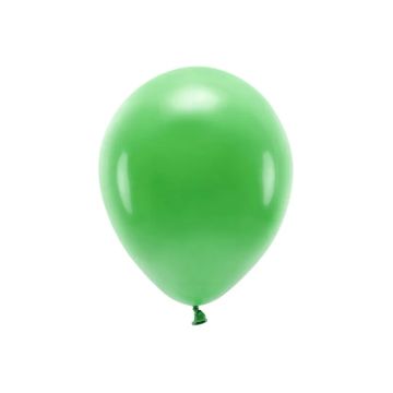 Eco latex balloons pastel - PartyDeco - green grass, 30 cm, 10 pcs.