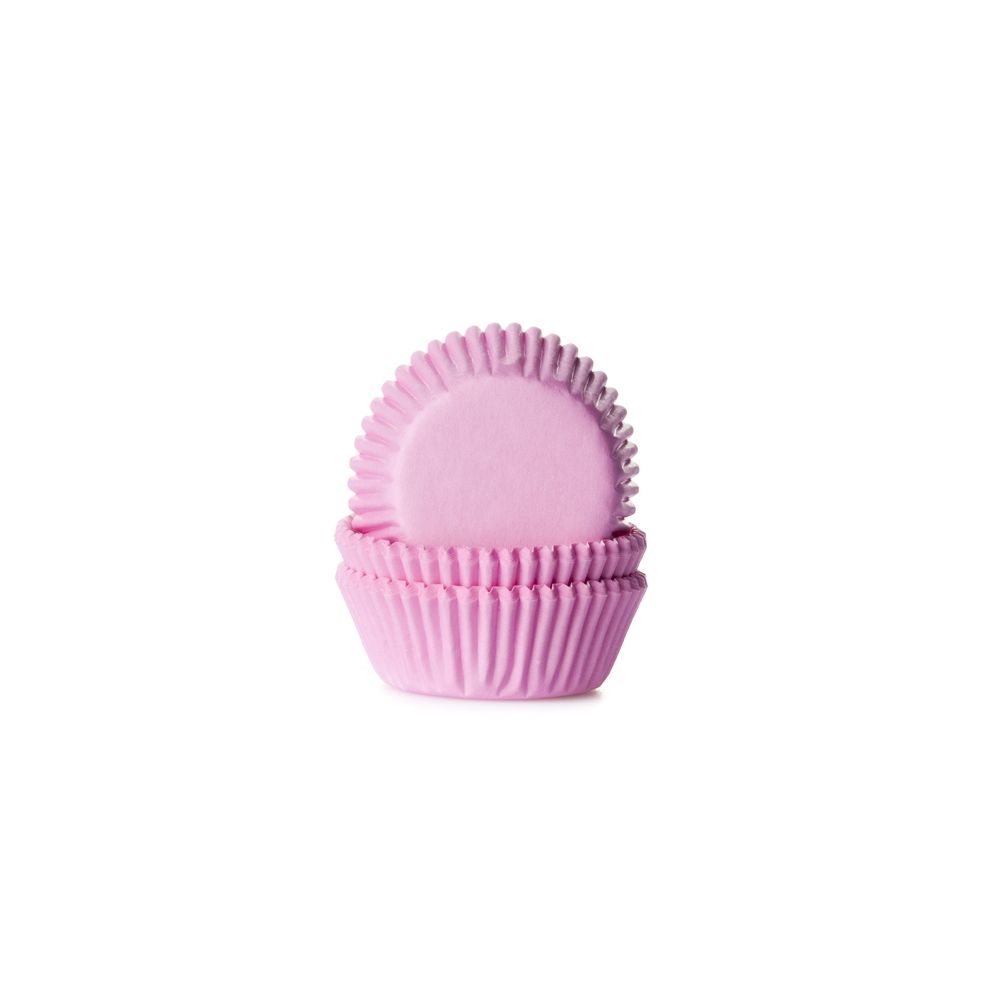 Mini muffin cases - House of Marie - pink, 60 pcs.