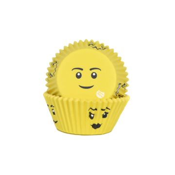 Muffin cases - House of Marie - Yellow Smile, 50 pcs.