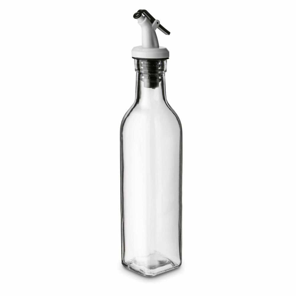 Butelka szklana z dozownikiem do oleju, oliwy, octu - Tadar - 260 ml