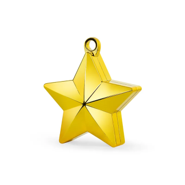 Weight for balloons Star - Party Deco - gold