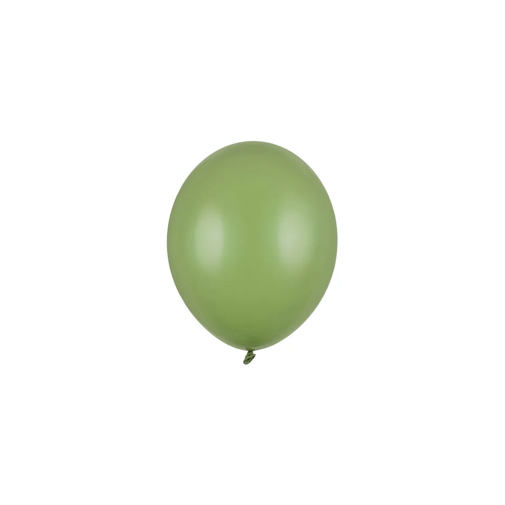 Latex balloons - PartyDeco - Pastel Rosemary Green, 27 cm, 10 pcs.