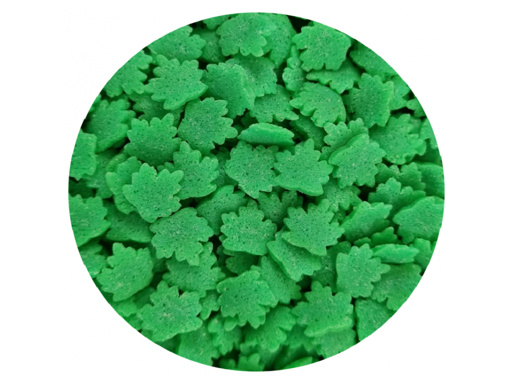 Sugar sprinkle - Dekor Pol - Leaves, 40 g