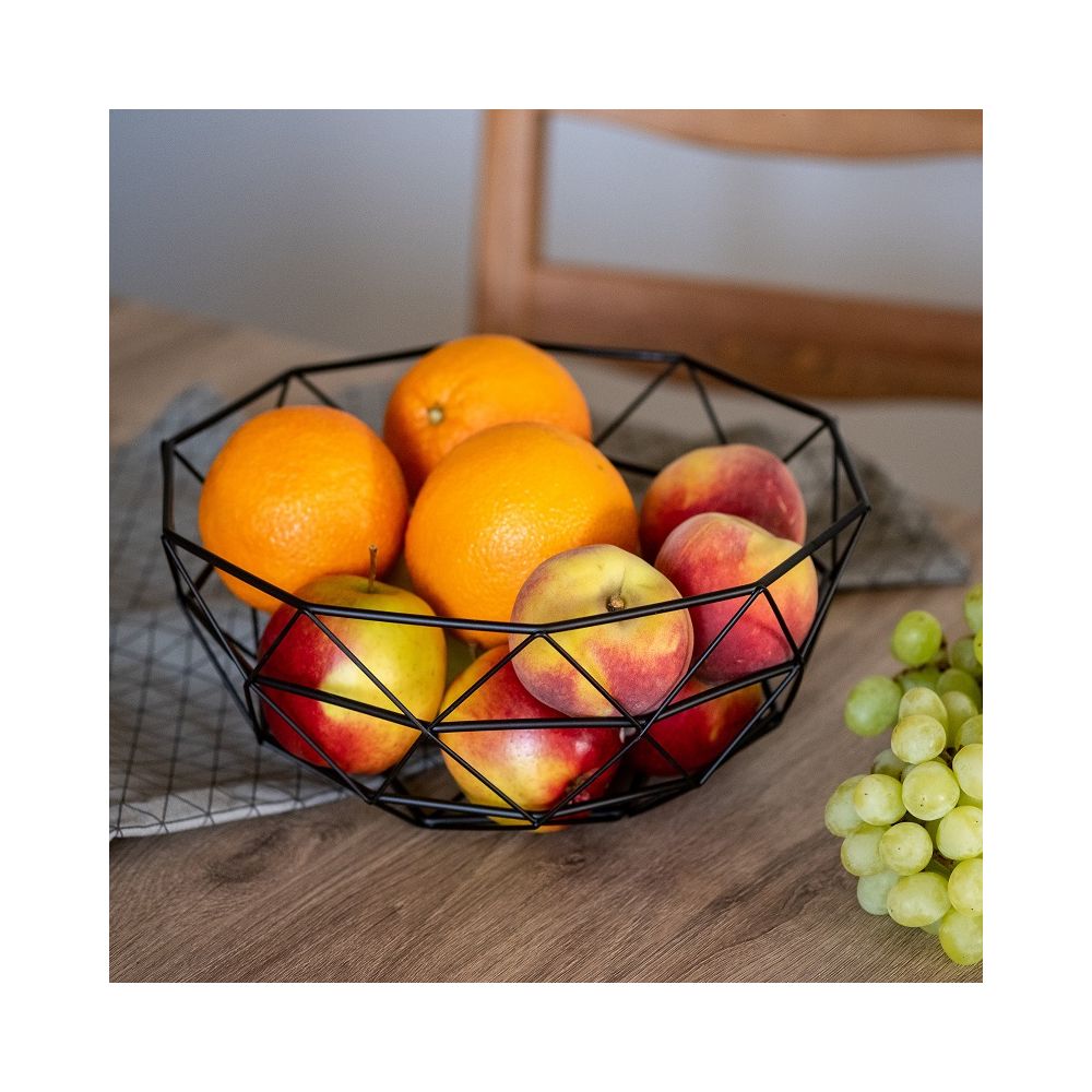Koszyk na owoce i warzywa - geometryczny, 28,5 cm