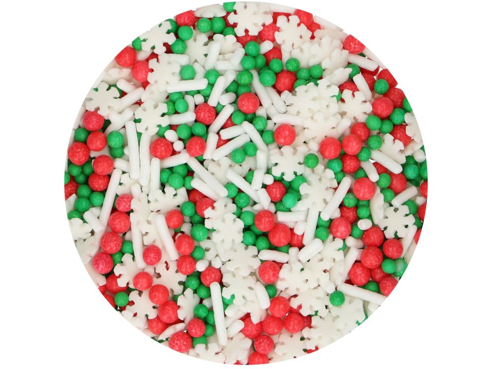 Sugar sprinkles - FunCakes - Christmas, 60 g