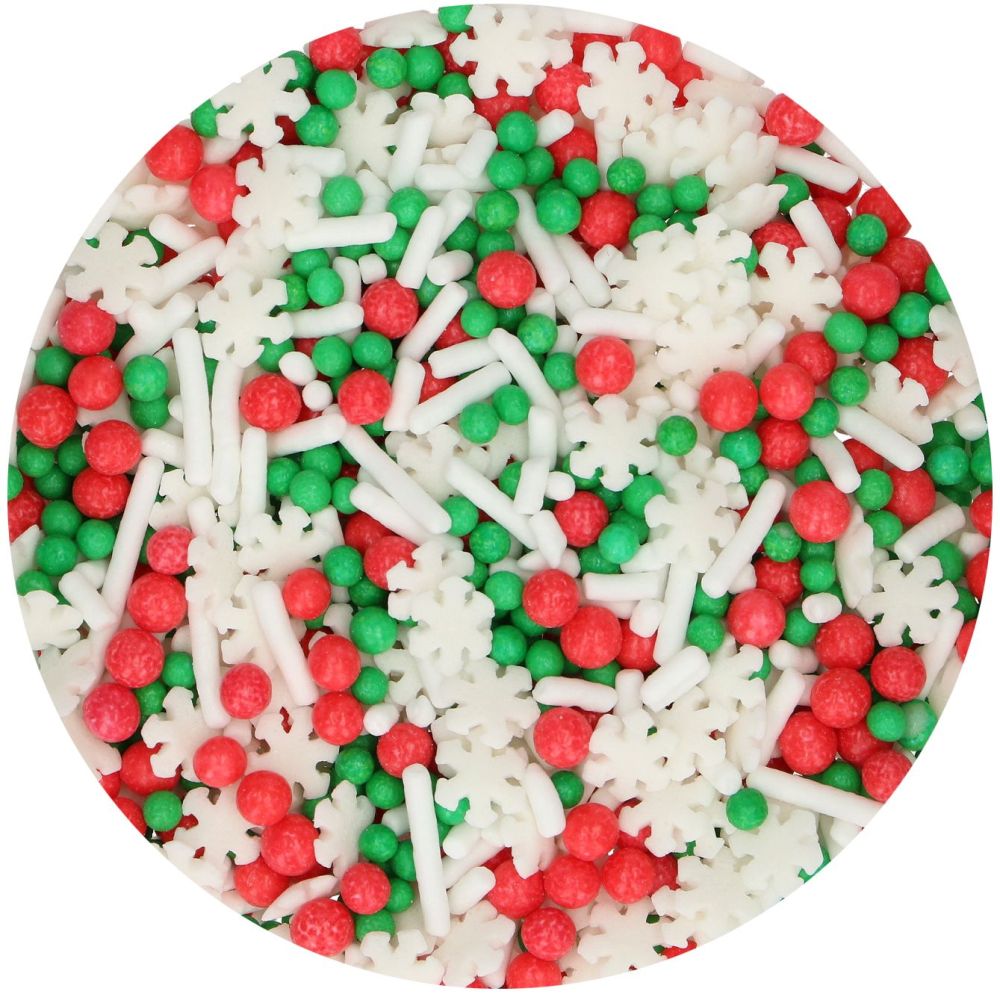 Sugar sprinkles - FunCakes - Christmas, 180 g