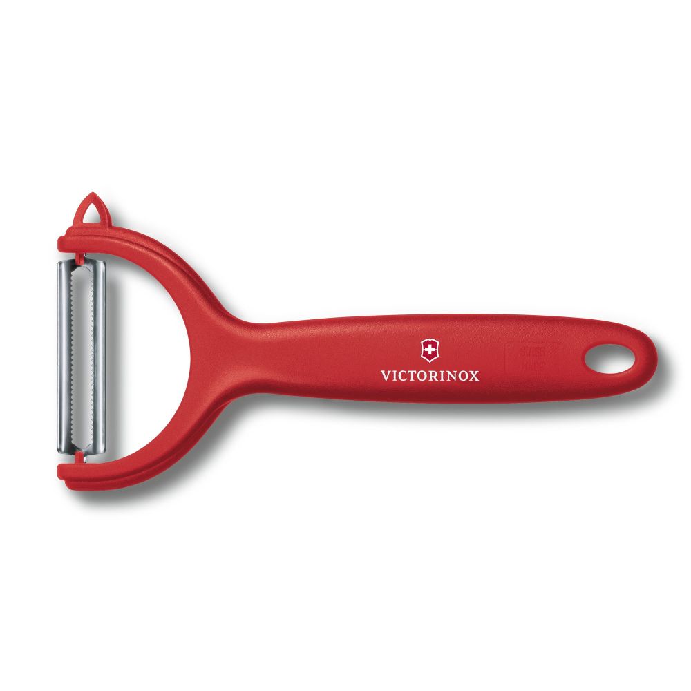 Kitchen Peeler with Serrated Edge - Victorinox - red