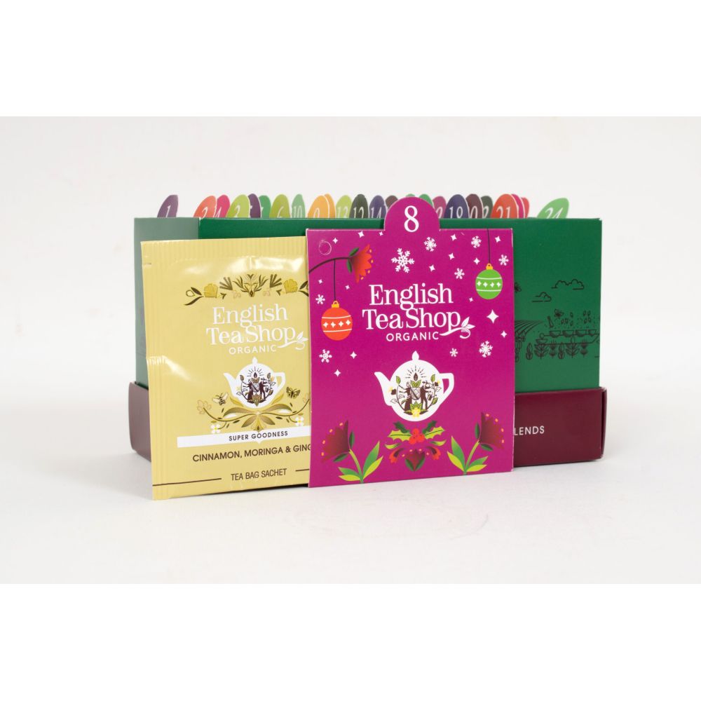 Kalendarz Adwentowy z herbatami - English Tea Shop - zielony, 25 szt.