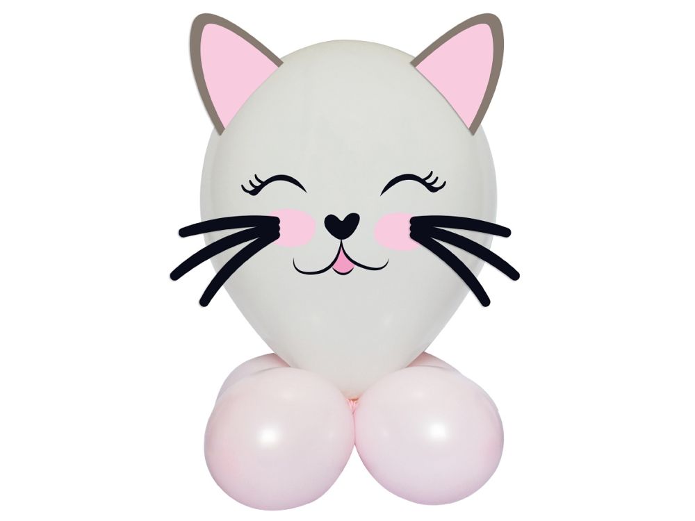 Set of latex balloons - GoDan - Kitten