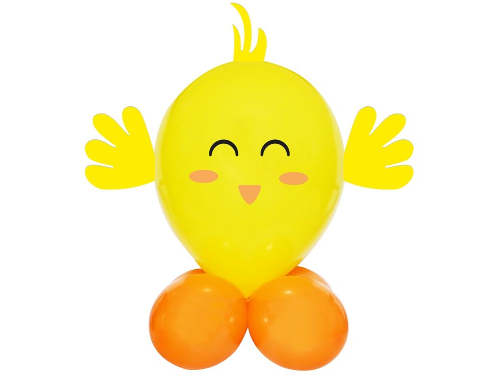 Zestaw balonów lateksowych - GoDan - Kurczaczek