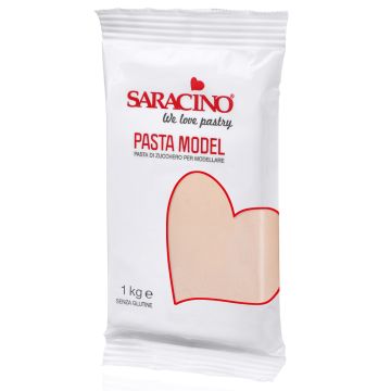 Modelling sugar paste, fondant - Saracino - beige, 1 kg