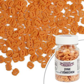 Halloween sugar sprinkles - Pumpkins with a smile, 30 g