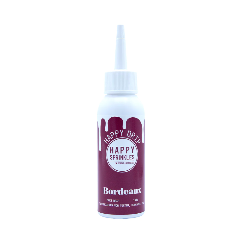 Chocolate Topping Happy Drip - Happy Sprinkles - Bordeaux, 130 g