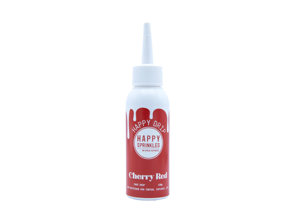 Polewa czekoladowa Happy Drip - Happy Sprinkles - Cherry Red, 130 g
