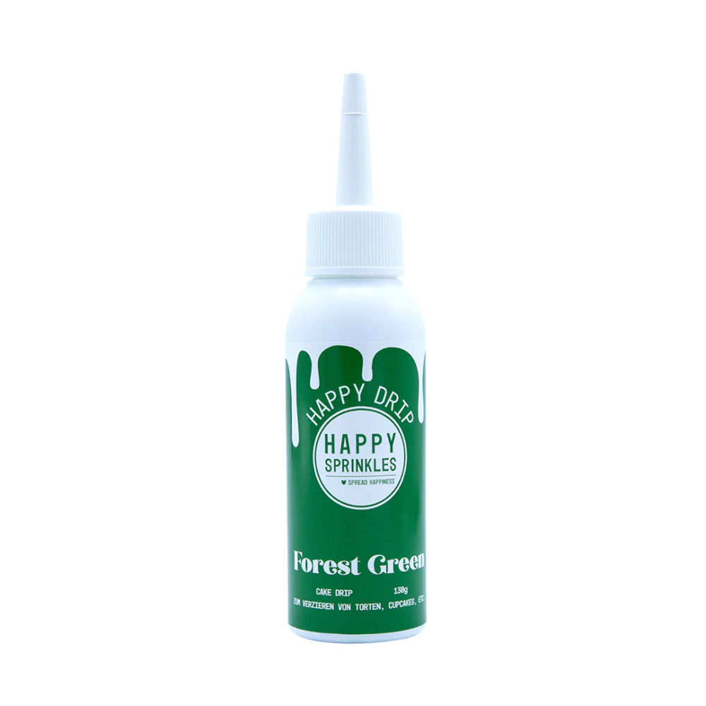 Chocolate Topping Happy Drip - Happy Sprinkles - Forest Green, 130 g