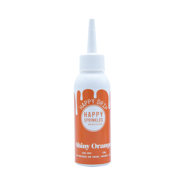 Chocolate Topping Happy Drip - Happy Sprinkles - Shiny Orange, 130 g