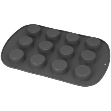 Muffin silicone baking mould - 12 pcs.