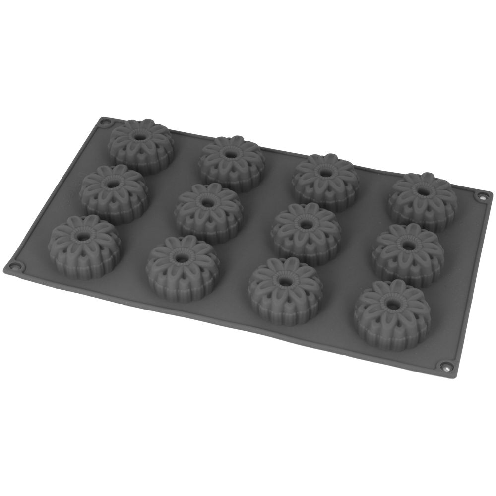 Silicone mold for cookies and monoportions - 12 pcs.