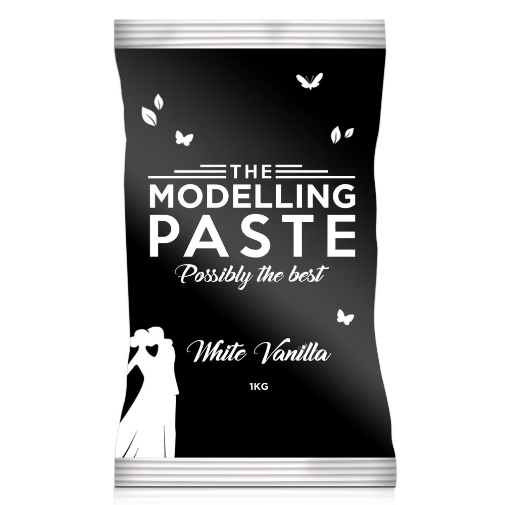 Masa cukrowa do modelowania figurek - The Modelling Paste - biała, 1 kg