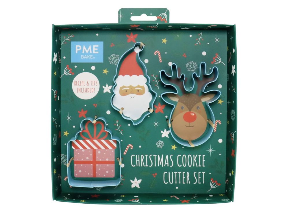 Christmas cookie cutters - PME - 3 pcs.