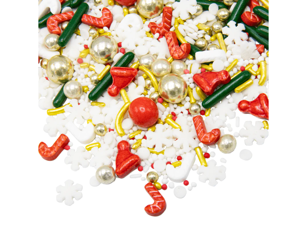 Sugar sprinkles Wonderful Christmas Time - Happy Sprinkles - 90 g