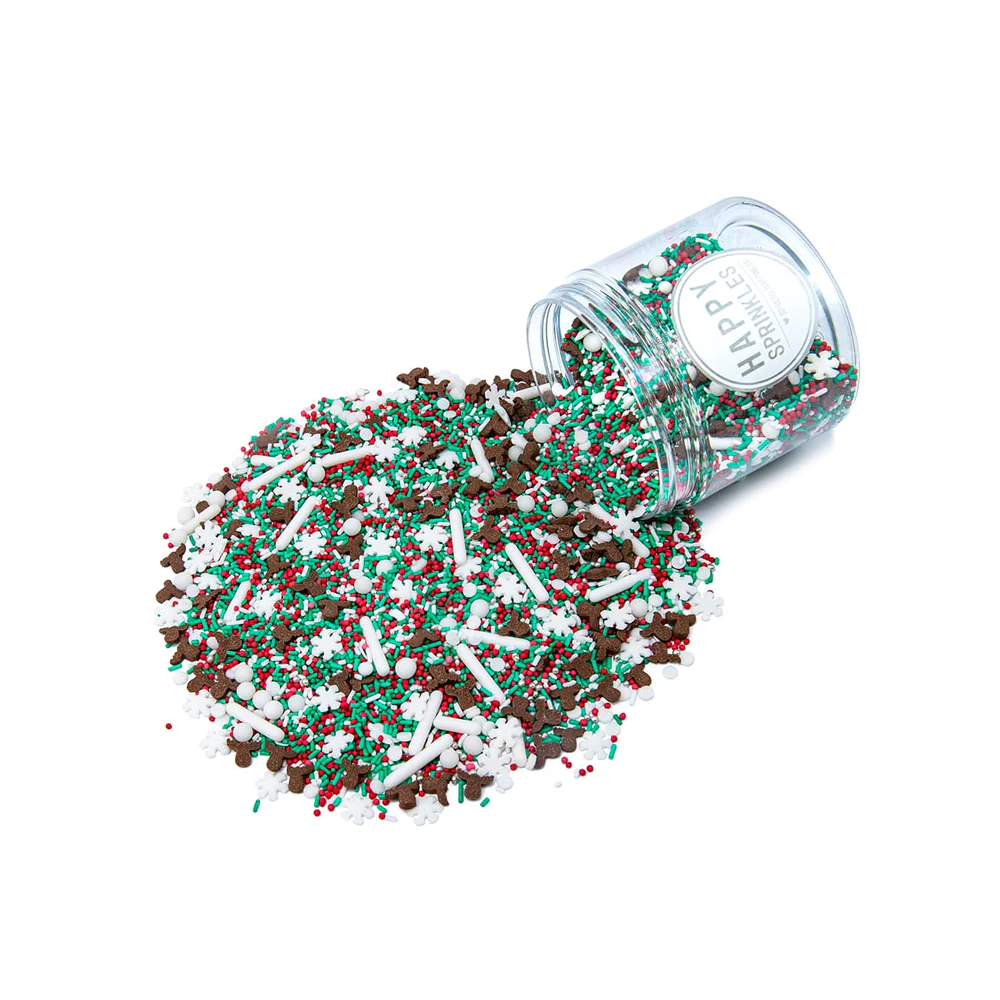 Posypka cukrowa świąteczna Oh Deer - Happy Sprinkles - 90 g