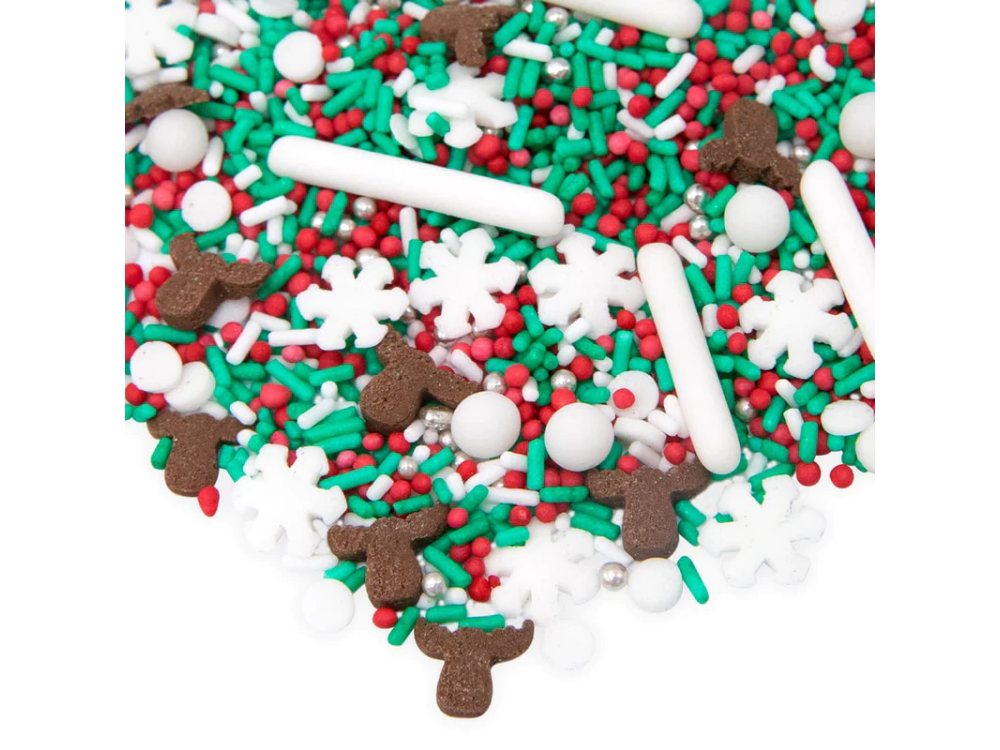 Posypka cukrowa świąteczna Oh Deer - Happy Sprinkles - 90 g