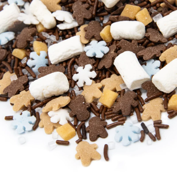 Posypka cukrowa świąteczna Happy Hot Chocolate - Happy Sprinkles - 65 g