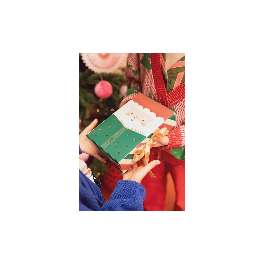 Decorative gift box Santa Claus - PartyDeco - 6 x 22.5 x 15 cm
