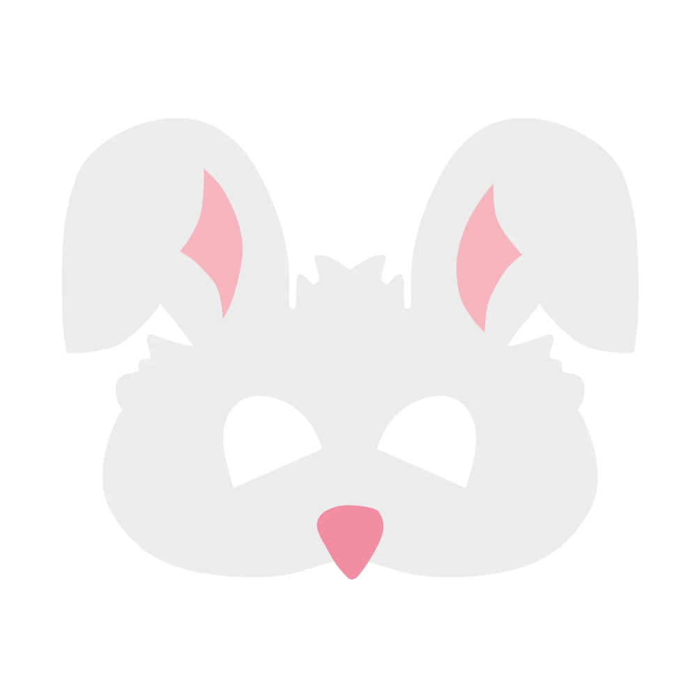 Felt mask for children - Bunny