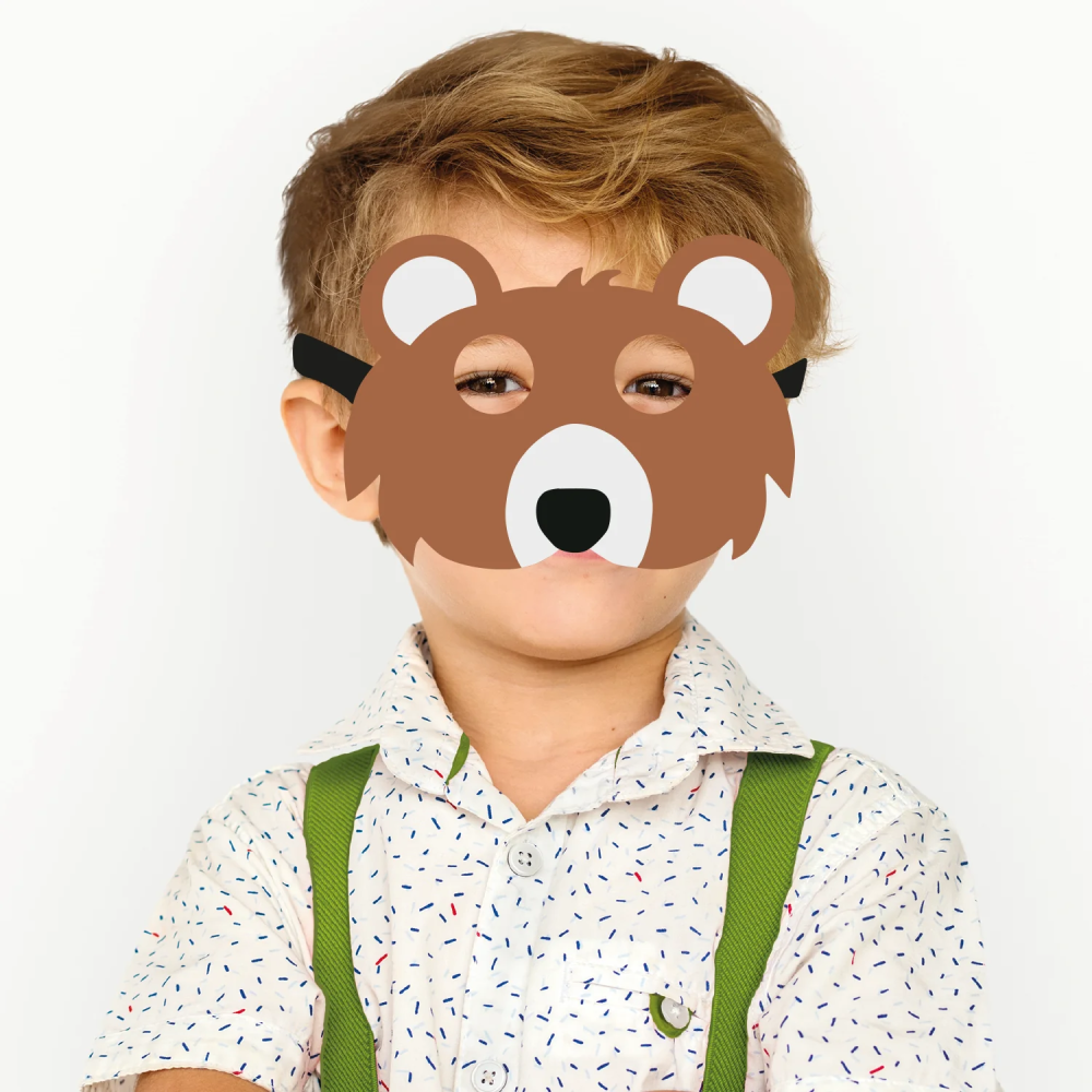 Felt mask for children - Bear