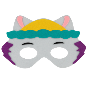 Maska filcowa dla dziecka - Pies Ratownik