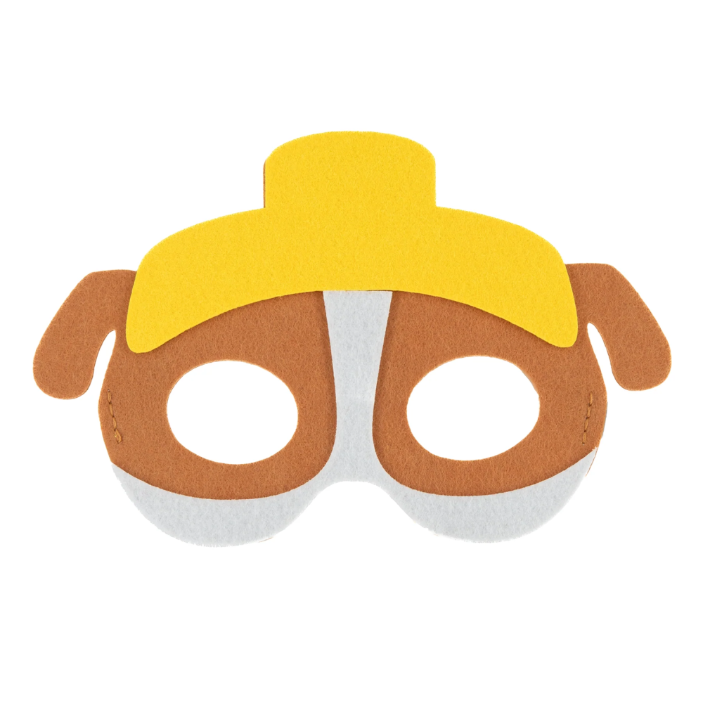 Maska filcowa dla dziecka - Pies Budowniczy