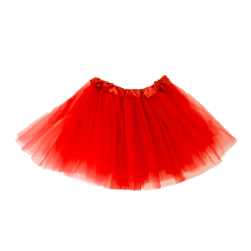 Tulle skirt for children - red