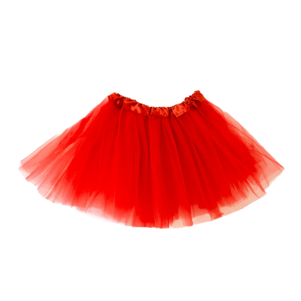 Tulle skirt for children - red