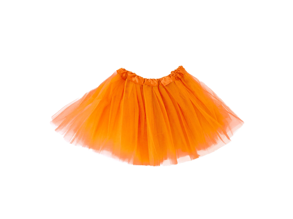 Tulle skirt for children - orange