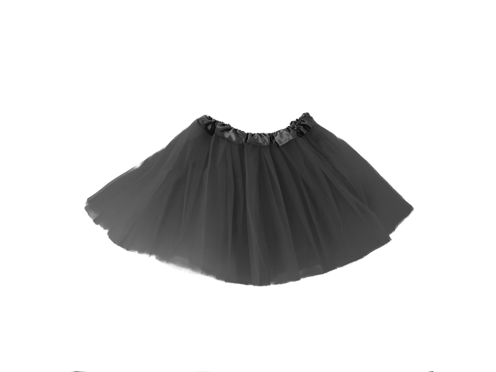 Tulle skirt for children - black