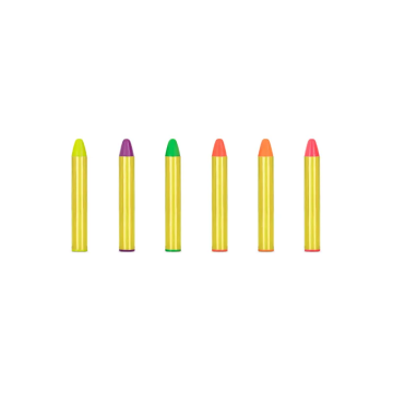 Face painting crayons - PartyDeco - 6 pcs.