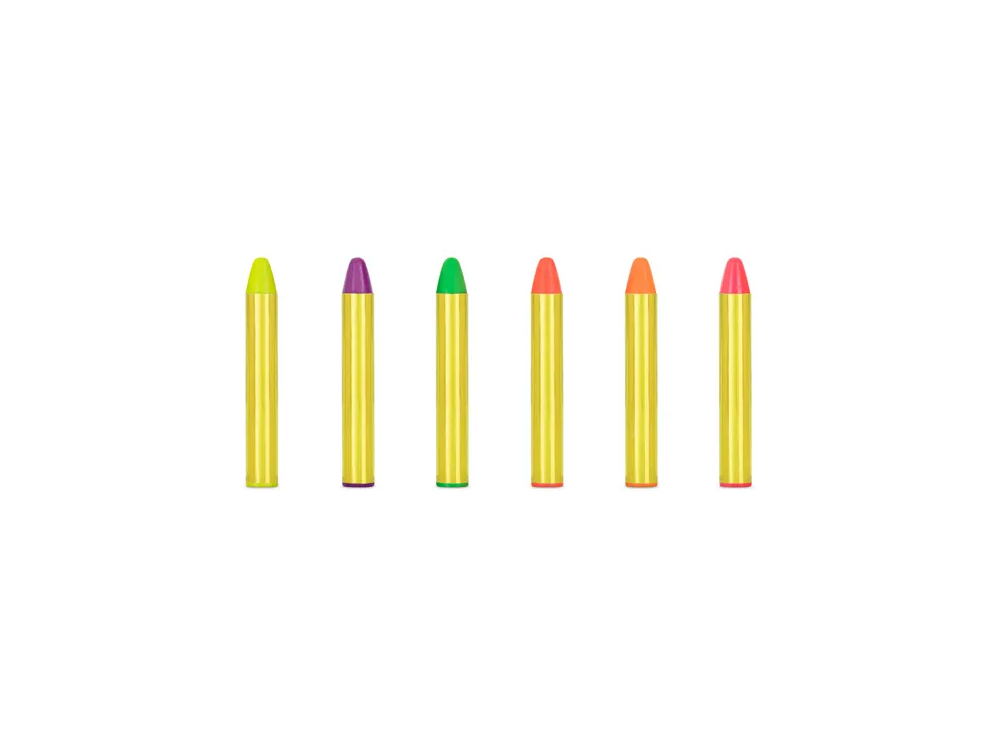 Face painting crayons - PartyDeco - 6 pcs.